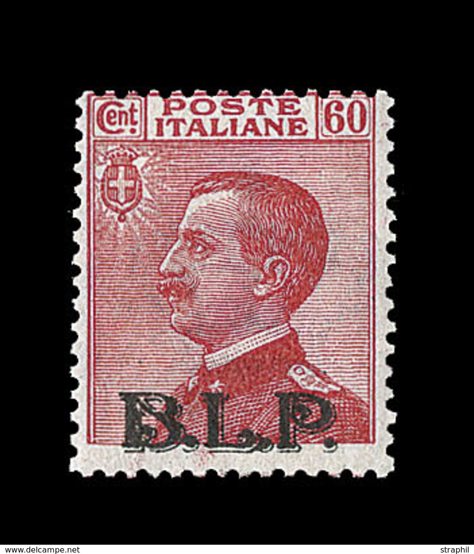 ** ITALIE - TIMBRES POUR ENV.RECLAME - ** - N°1 - 60c Rouge Carmin - Signé Champion - TB - Timbres Pour Envel. Publicitaires (BLP)