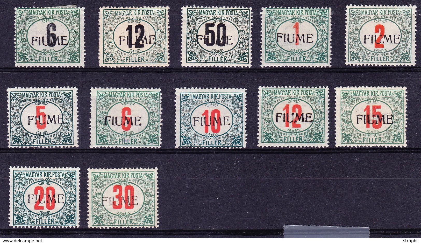 * ITALIE - TIMBRES TAXES - * - N°1/12 - La Série De 12 Val. TB - Taxe