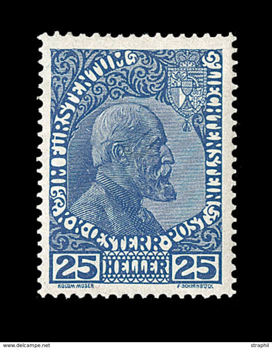 * LIECHTENSTEIN - * - N°3a - Bleu - Gomme Brillante - TB - Unused Stamps