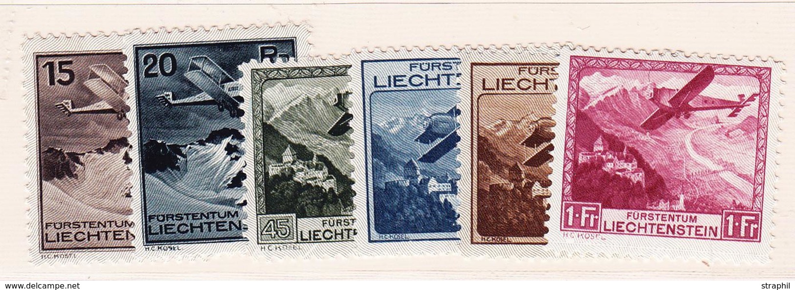 ** LIECHTENSTEIN - ** - N°122 - Coin Du BF - Certif. Fourcaut - TB/SUP - Unused Stamps