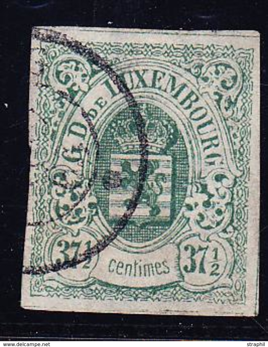 O LUXEMBOURG - O - N°10 - 3½ C Vert - TB - 1852 William III