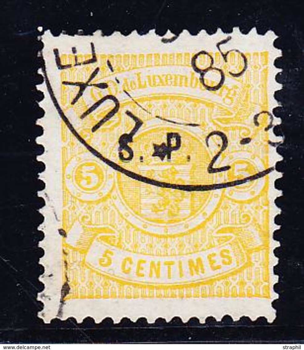 O LUXEMBOURG - TIMBRES SERVICES - O - N°38 - 5c Jaune - TB - Officials