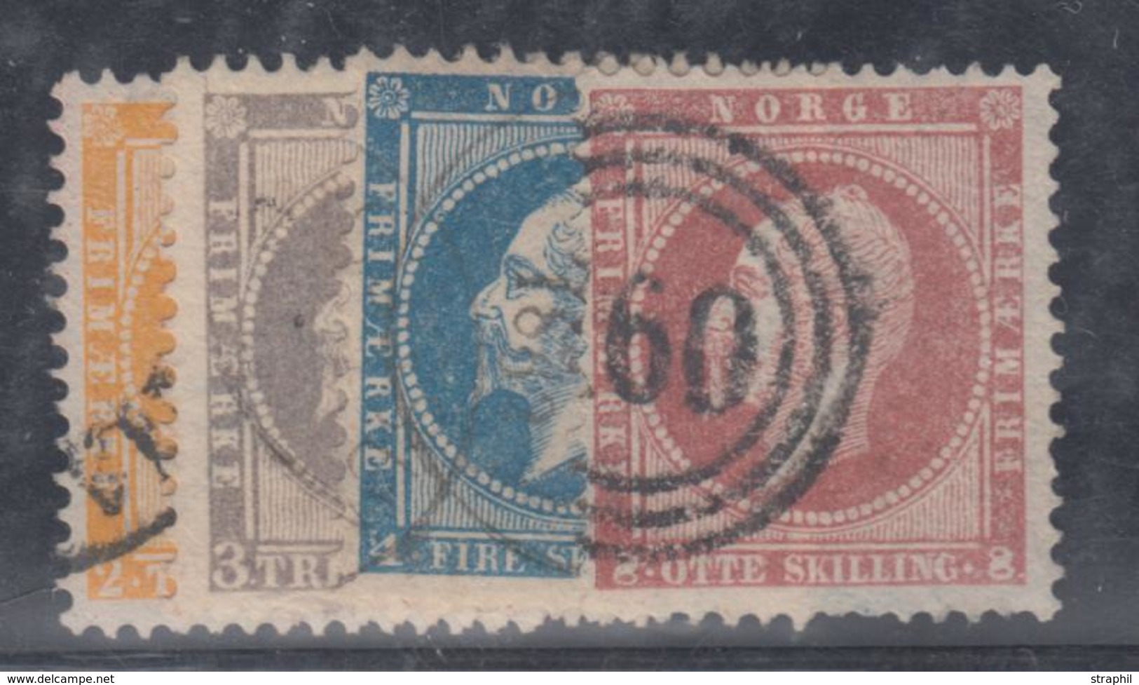 O NORVEGE - O - N°2/5 - TB - Used Stamps