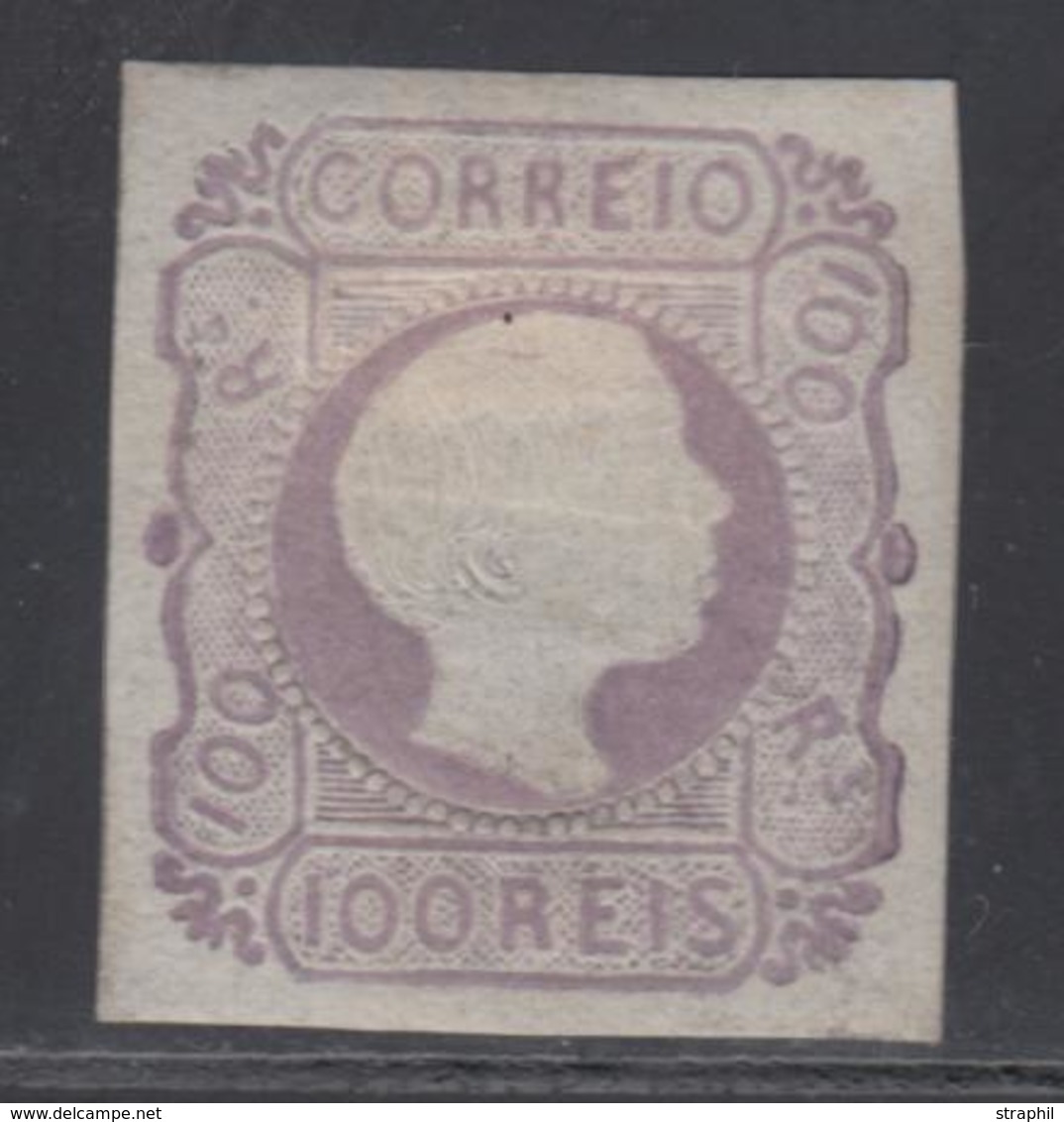 * PORTUGAL - * - N°8 - 100r Lilas - Réimpression - TB - Used Stamps