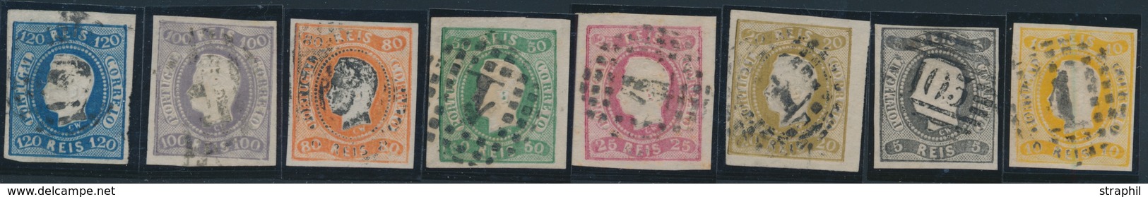 O PORTUGAL - O - N°18/25 - Série Complète De 1866/67 - TB - Used Stamps