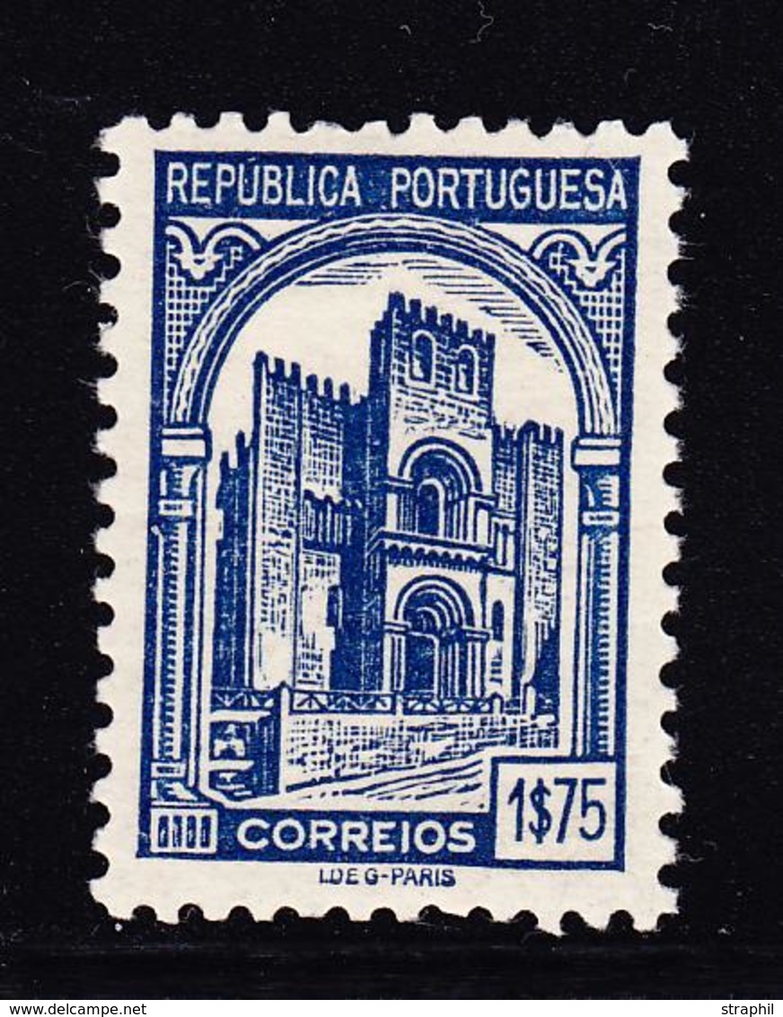 * PORTUGAL - * - N°584 - 1$75 Bleu - TB - Oblitérés