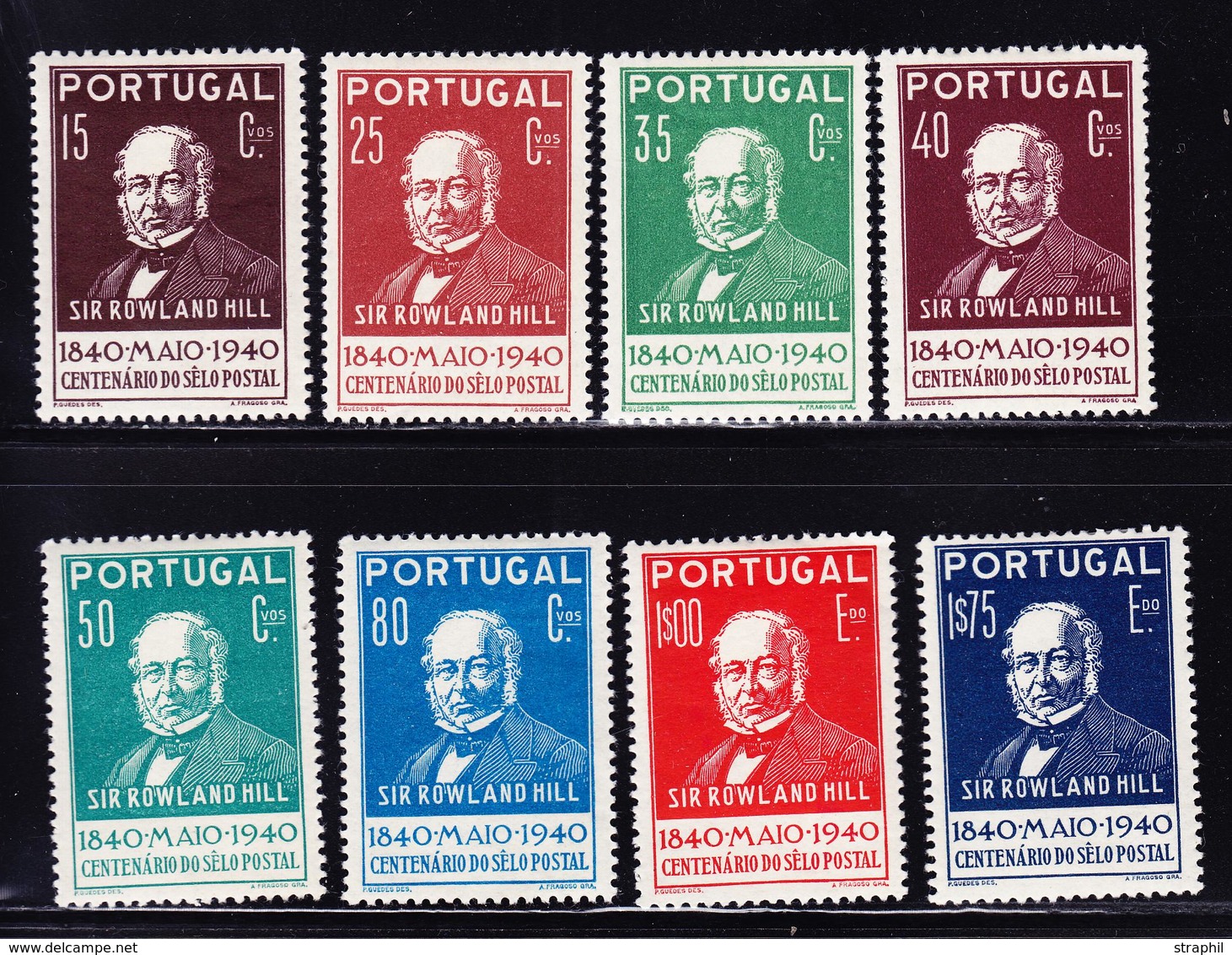 * PORTUGAL - * - N°600/07 - Série Rowland HILL - TB - Oblitérés