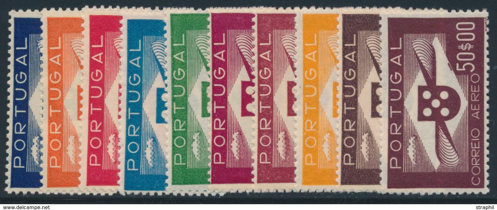 * PORTUGAL - POSTE AERIENNE - * - N°1/10 - TF - TB - Neufs