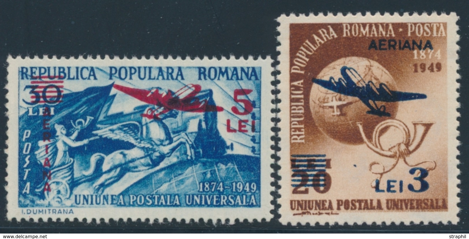 ** ROUMANIE - ** - N°63/64 - UPU - TB - Used Stamps