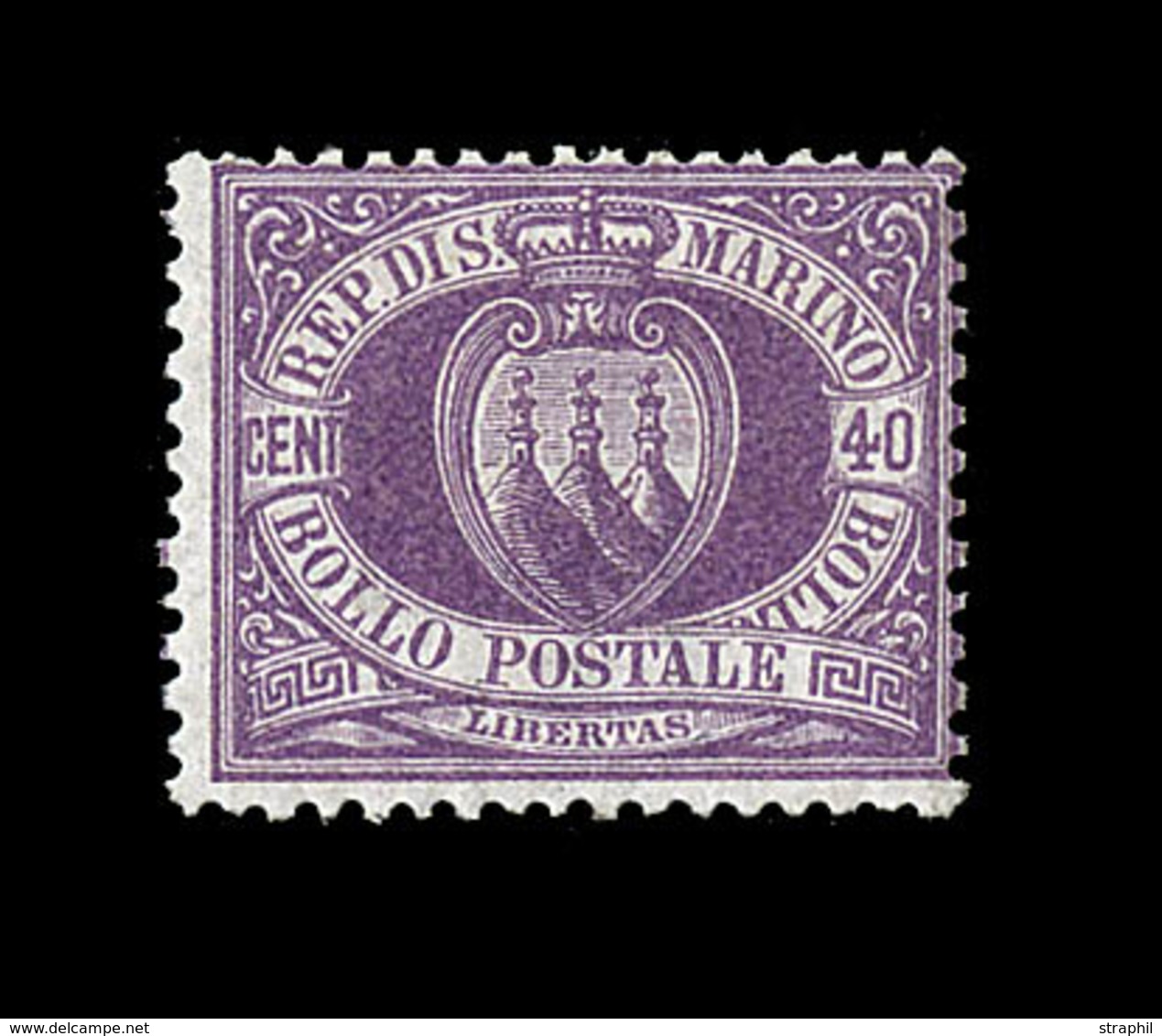 * SAINT MARIN - * - N°7 - TB - Unused Stamps
