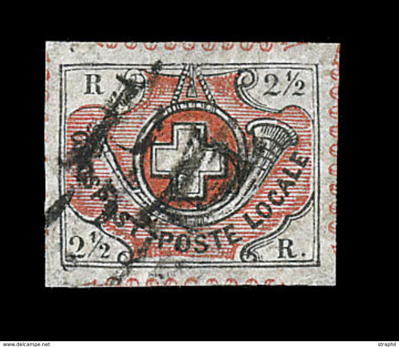 O SUISSE - O - N°11 - Margé - Réparé - PP - Bel Asp. - 1843-1852 Federal & Cantonal Stamps