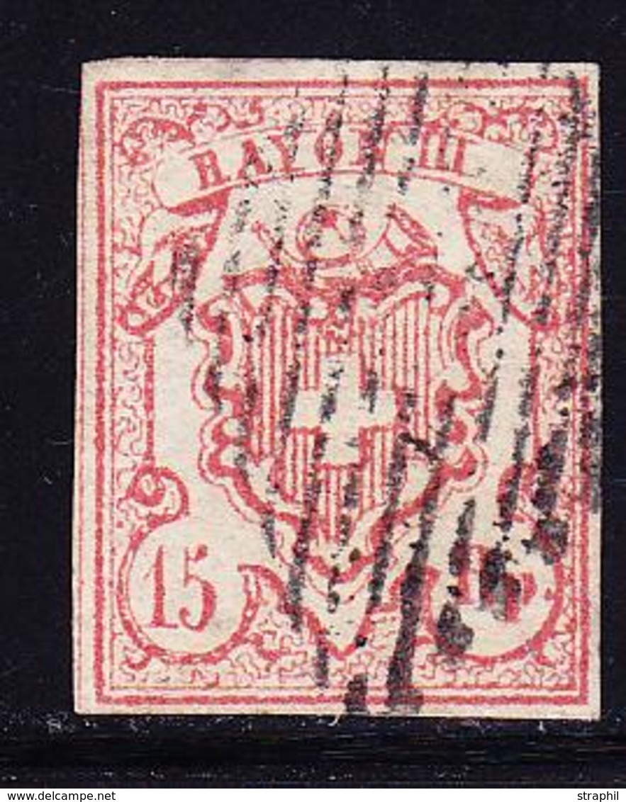 O SUISSE - O - N°23 - Signé Calves - Certif Hermann - TB - 1843-1852 Timbres Cantonaux Et  Fédéraux