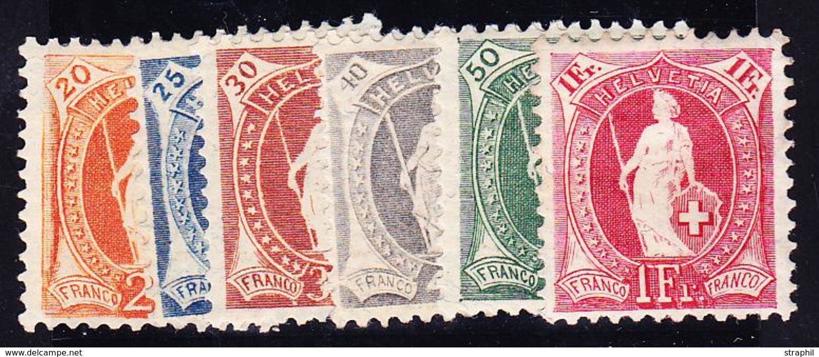 * SUISSE - * -  N°106/11 - Les 6 Val. - TB - 1843-1852 Timbres Cantonaux Et  Fédéraux