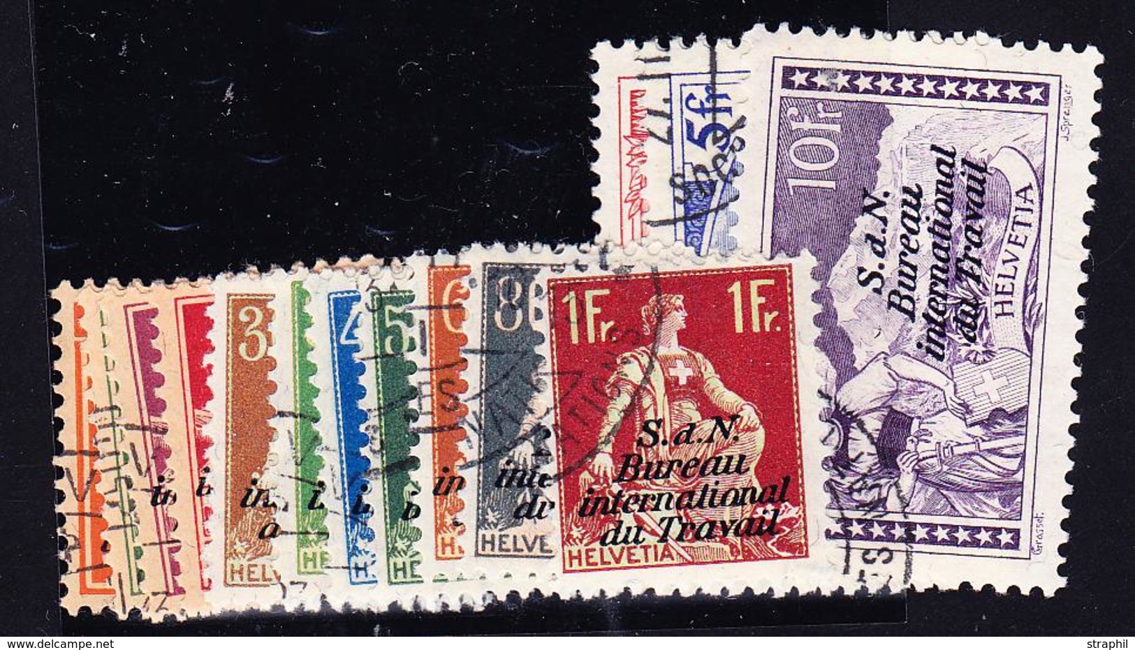 O SUISSE - TIMBRES DE SERVICE - O - N°32/45 - TB - Service