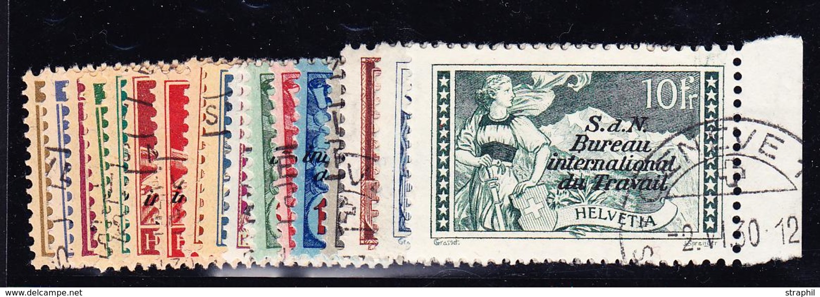 O SUISSE - TIMBRES DE SERVICE - O - N°62/77 - TB - Service