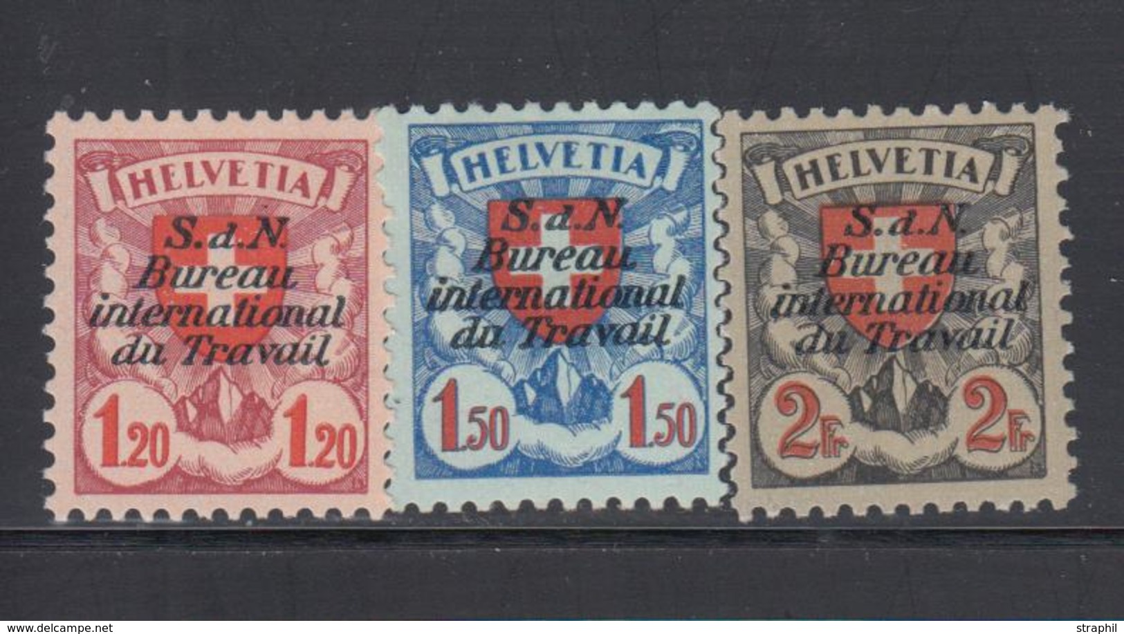 * SUISSE - TIMBRES DE SERVICE - * - N°73/75 - TB - Dienstmarken