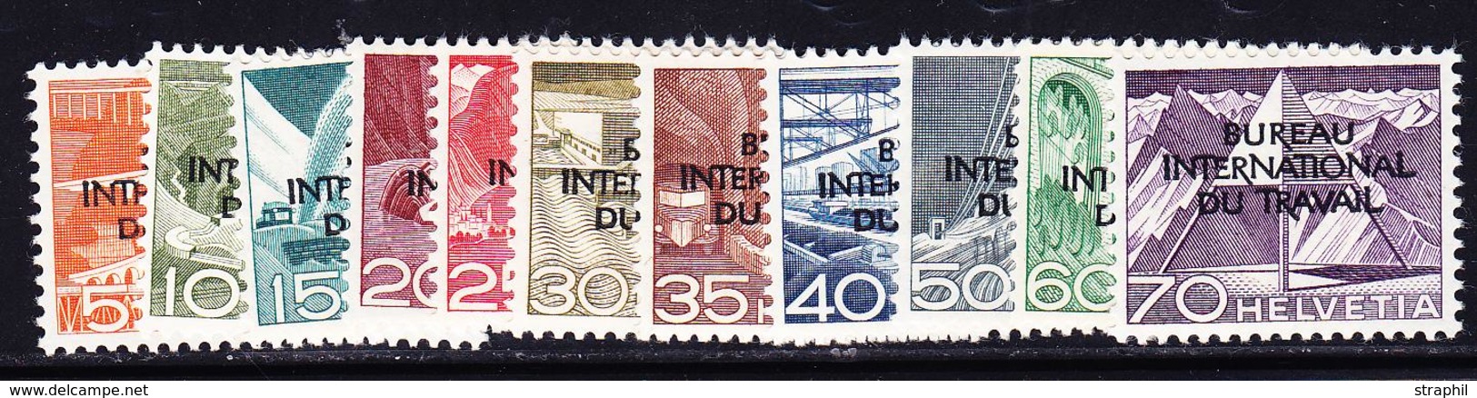 ** SUISSE - TIMBRES DE SERVICE - ** - N°316/26 - BIT - TF - TB - Officials