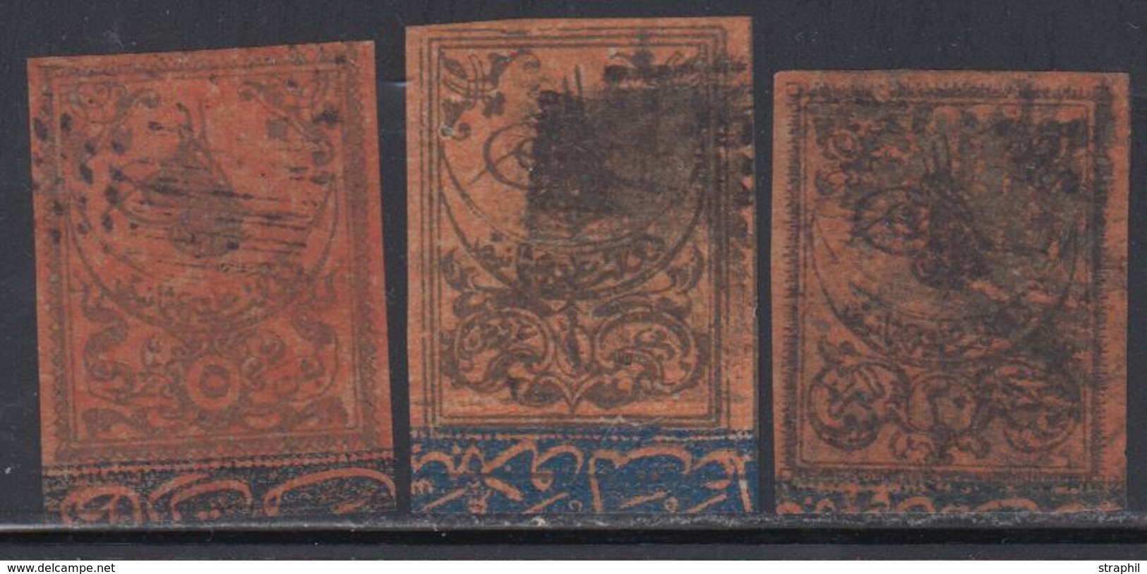 O TURQUIE - TIMBRES TAXE - O - N°1a, 2a, 4a -TB - Timbres-taxe