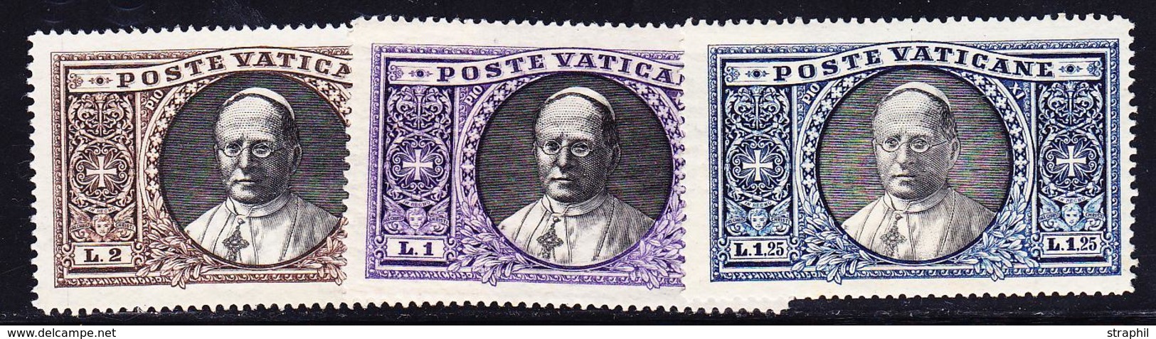 ** VATICAN - ** - N°53/55 - TB - Neufs