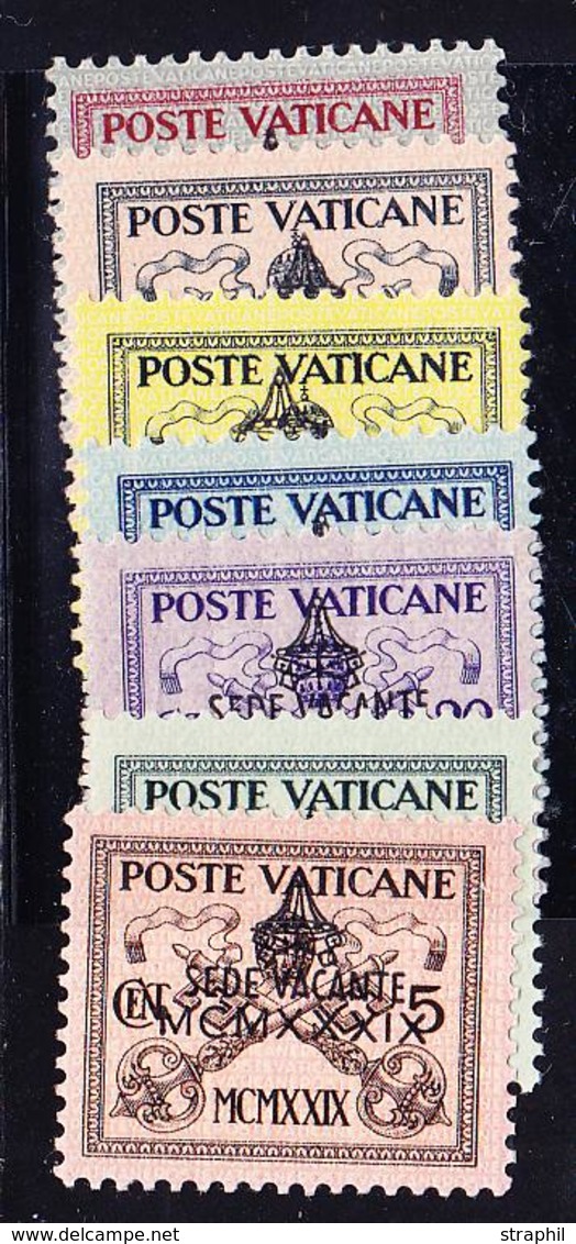 ** VATICAN - ** - N°85A/G - Siège Vacant - TB - Neufs