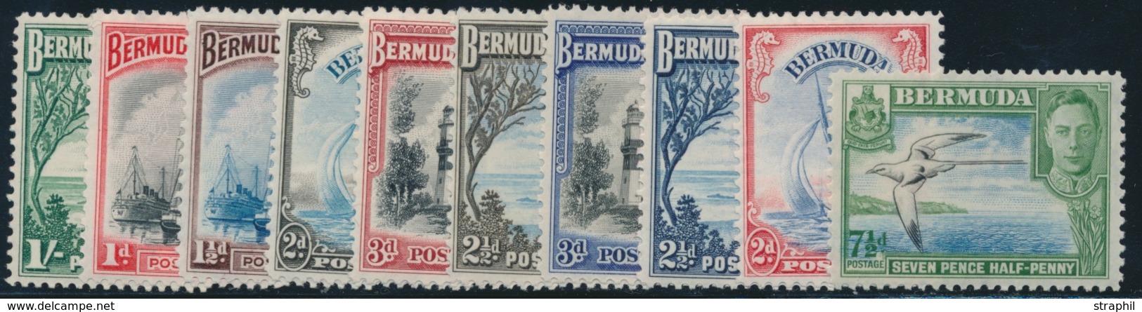 * BERMUDES - * - N°104/13 - Les 10 Val. - TB - Bermudes