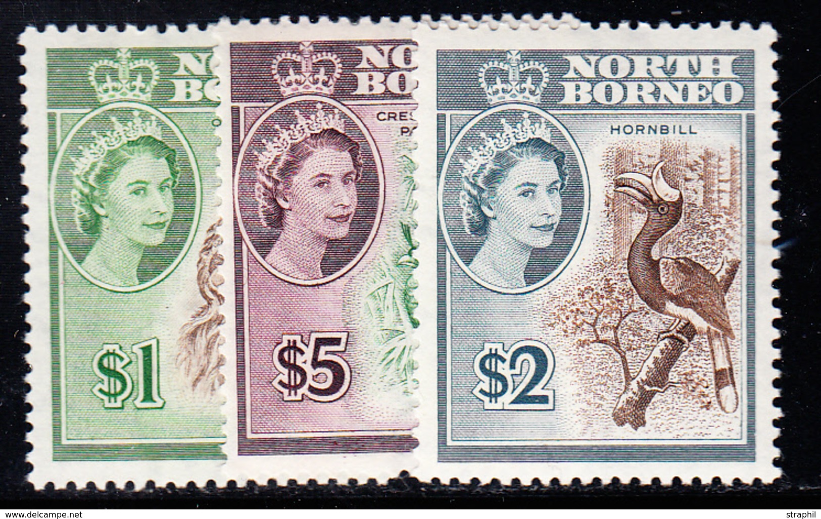 * BORNEO DU NORD - * - N°327/29 - TB - North Borneo (...-1963)