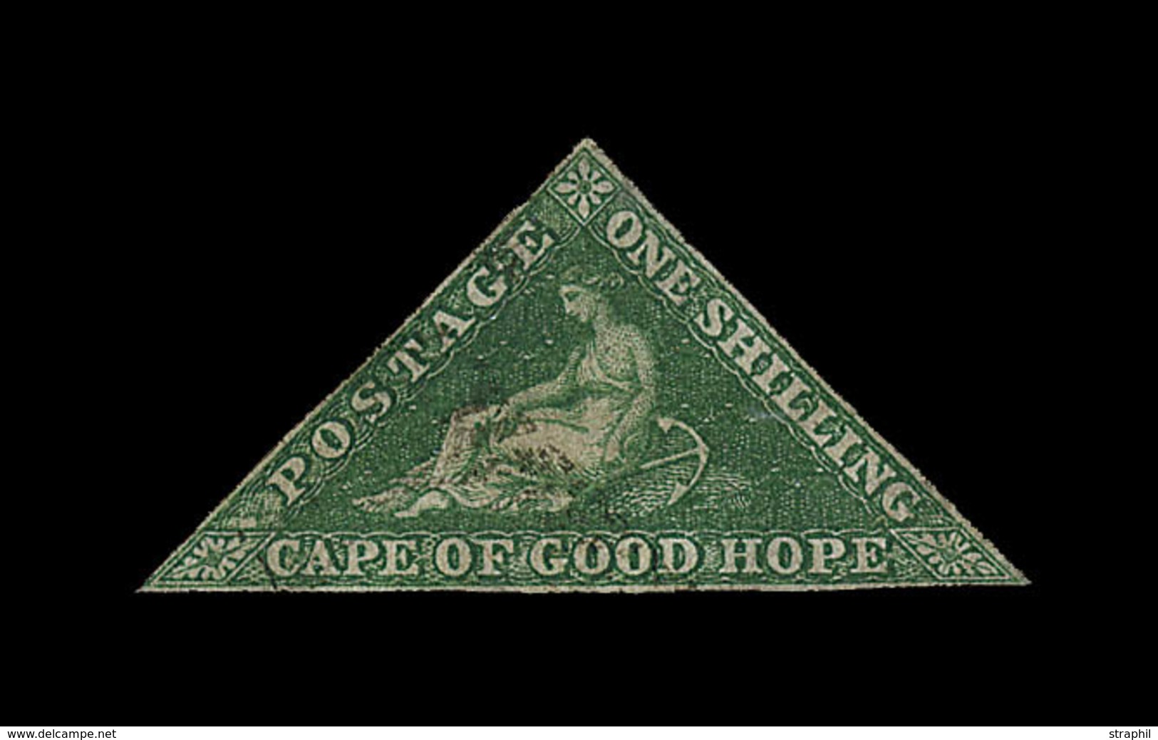 O CAP DE BONNE ESPERANCE - O - N°6a - 1s Vert Foncé - TB - Cape Of Good Hope (1853-1904)