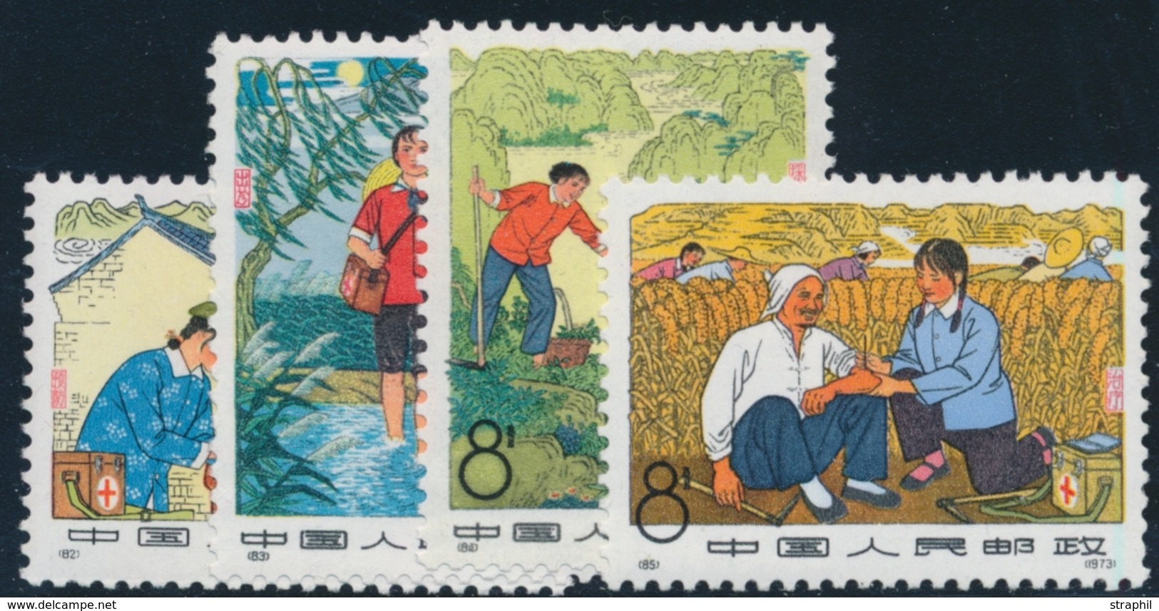 ** CHINE - ** - N°1927/30 - Médecins Ruraux - TB - Unused Stamps