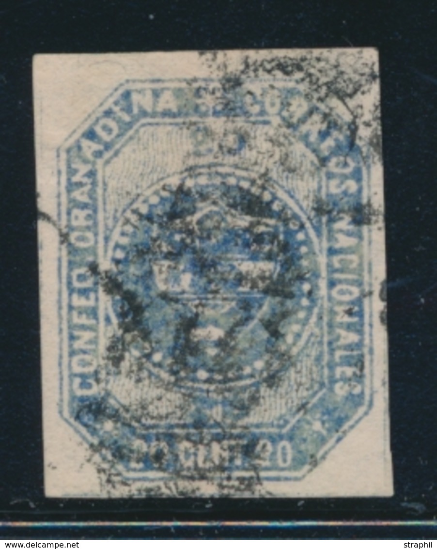 O COLOMBIE - O - N°5 - 20c Bleu - Obl Postale - Belles Marges - TB - Colombia