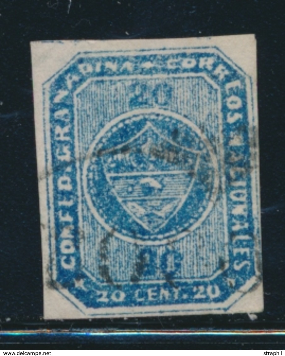 O COLOMBIE - O - N°5 - 20c Bleu - Obl Postale Bogota - TB/SUP - Colombia