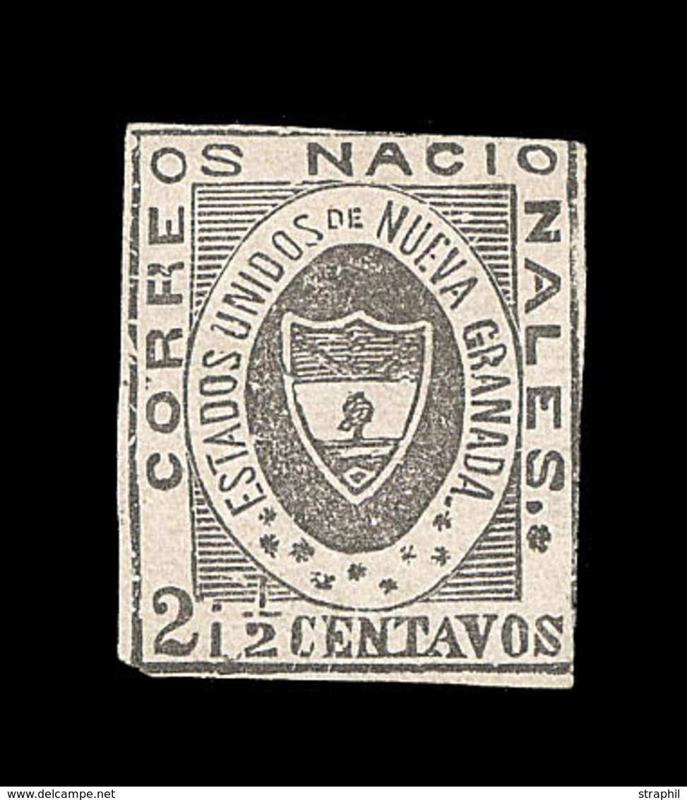 * COLOMBIE - * - N°10 - 2½ C Noir - 2 Marges Réduites - - Colombia