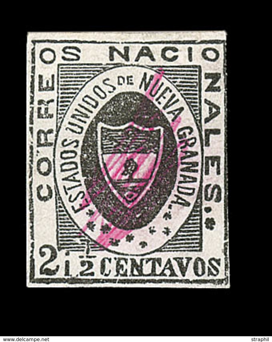 O COLOMBIE - O - N°10 - 2½ C Noir - Obl Plume - TB - Colombia