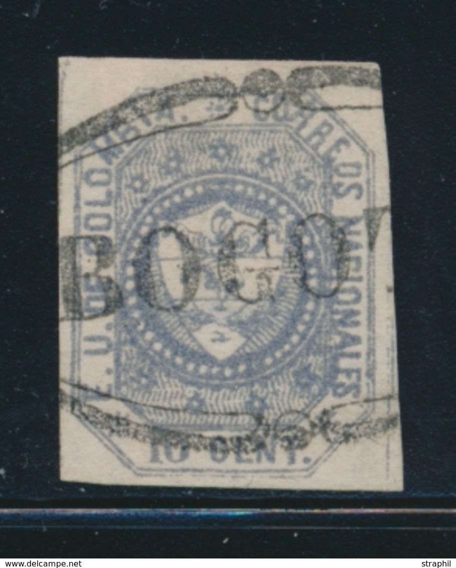 O COLOMBIE - O - N°15 - 10c Bleu - Obl Postale Bogota - TB - Colombia