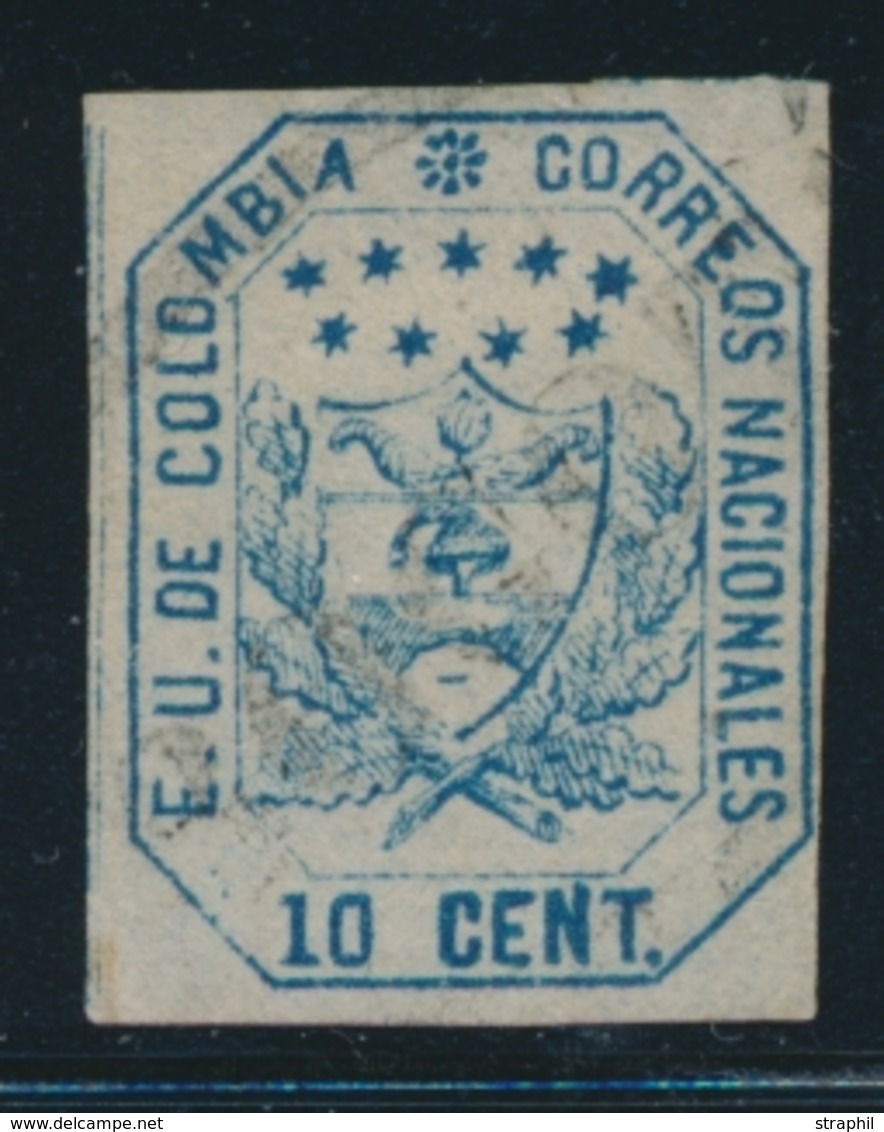 O COLOMBIE - O - N°20 - 10c Bleu - Obl Postale - TB - Colombia