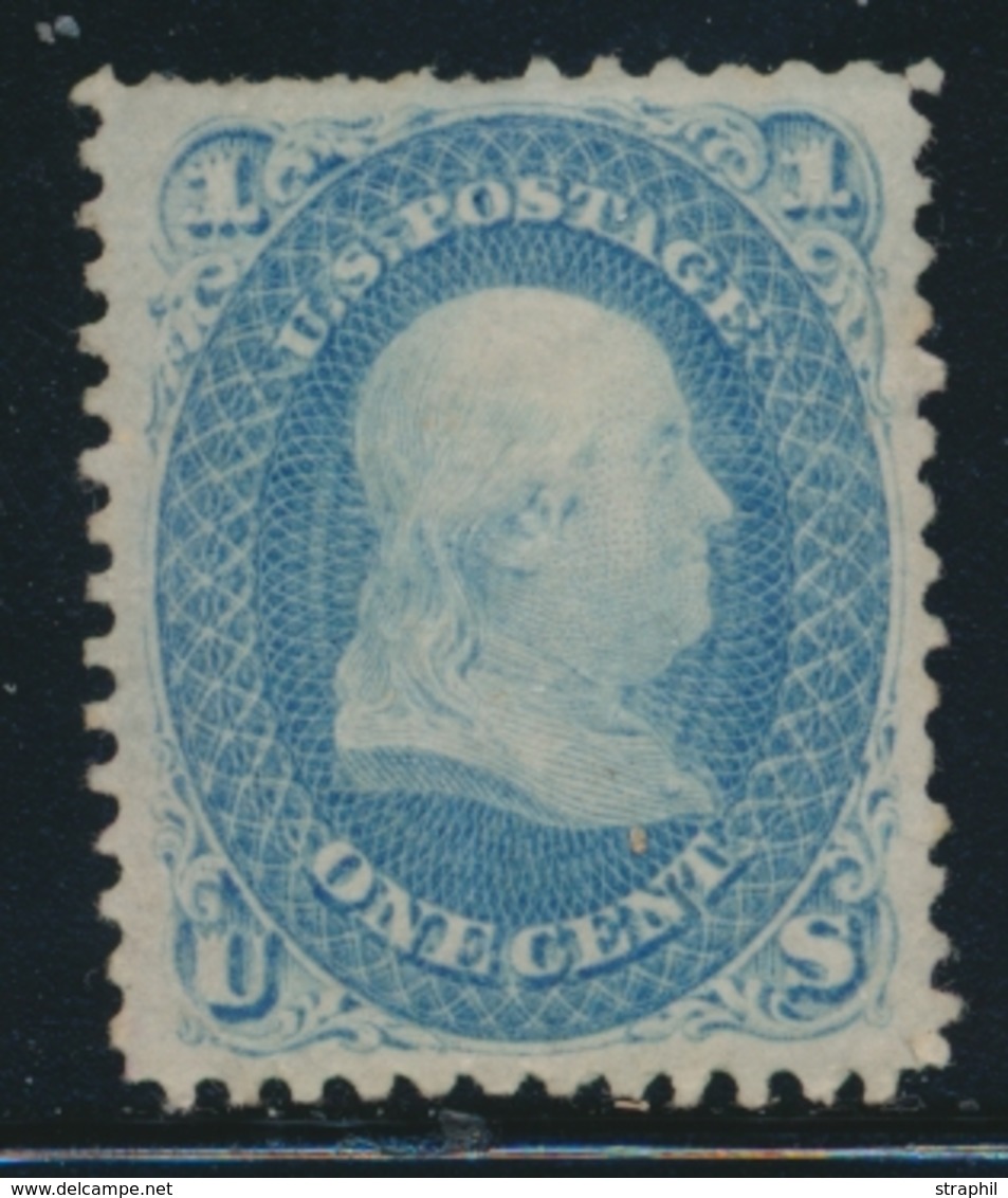 (*) ETATS-UNIS  - (*) - N°18 - 1c Bleu - B - Oblitérés