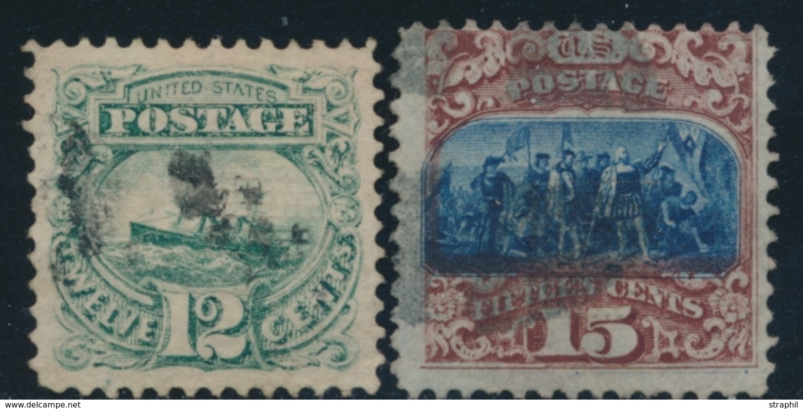 O ETATS-UNIS  - O - N°34/5 - Les 2 Val. - TB - Used Stamps