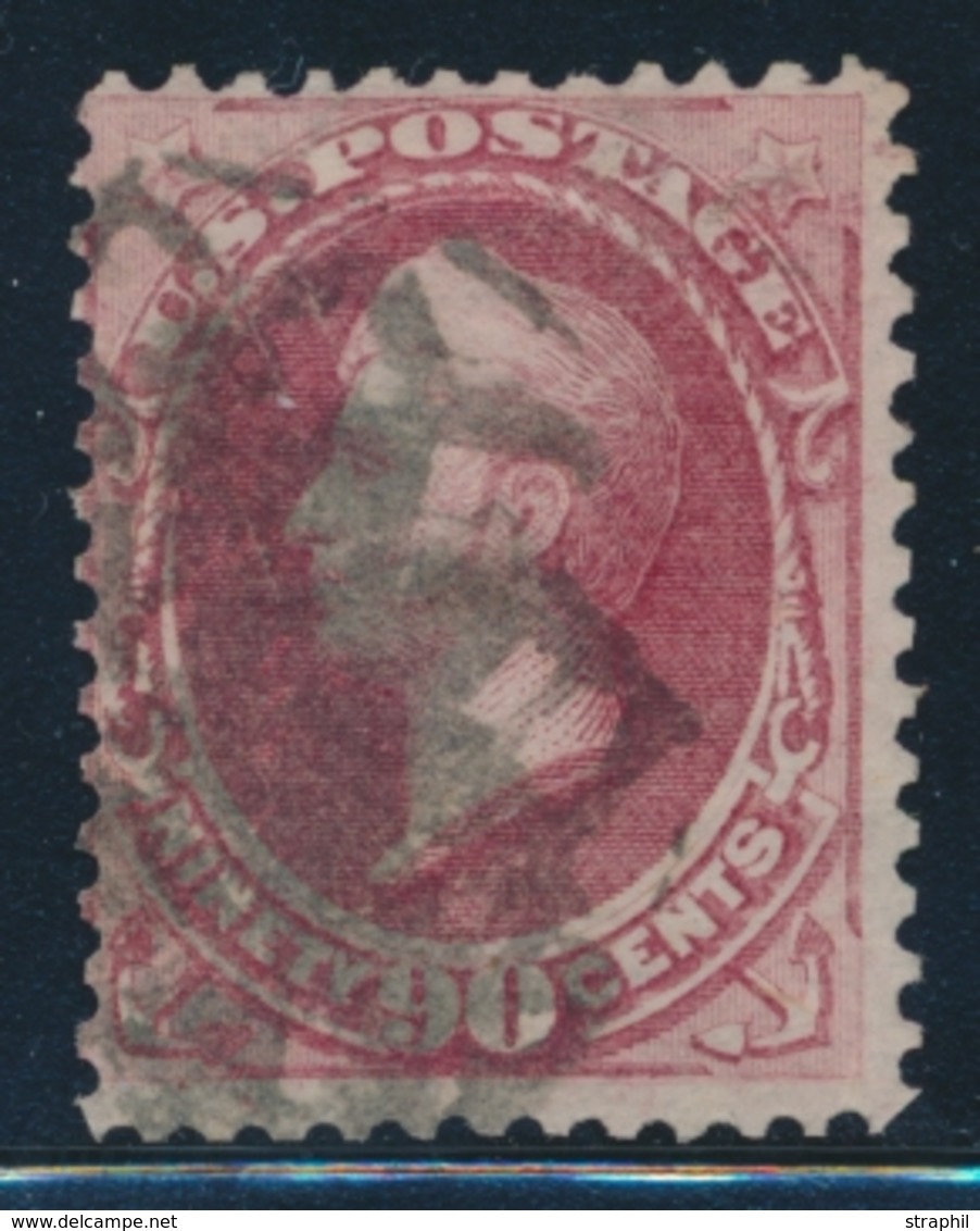 O ETATS-UNIS  - O - N°49 - 90c - PERRY - Obl. Lourde - B - Used Stamps