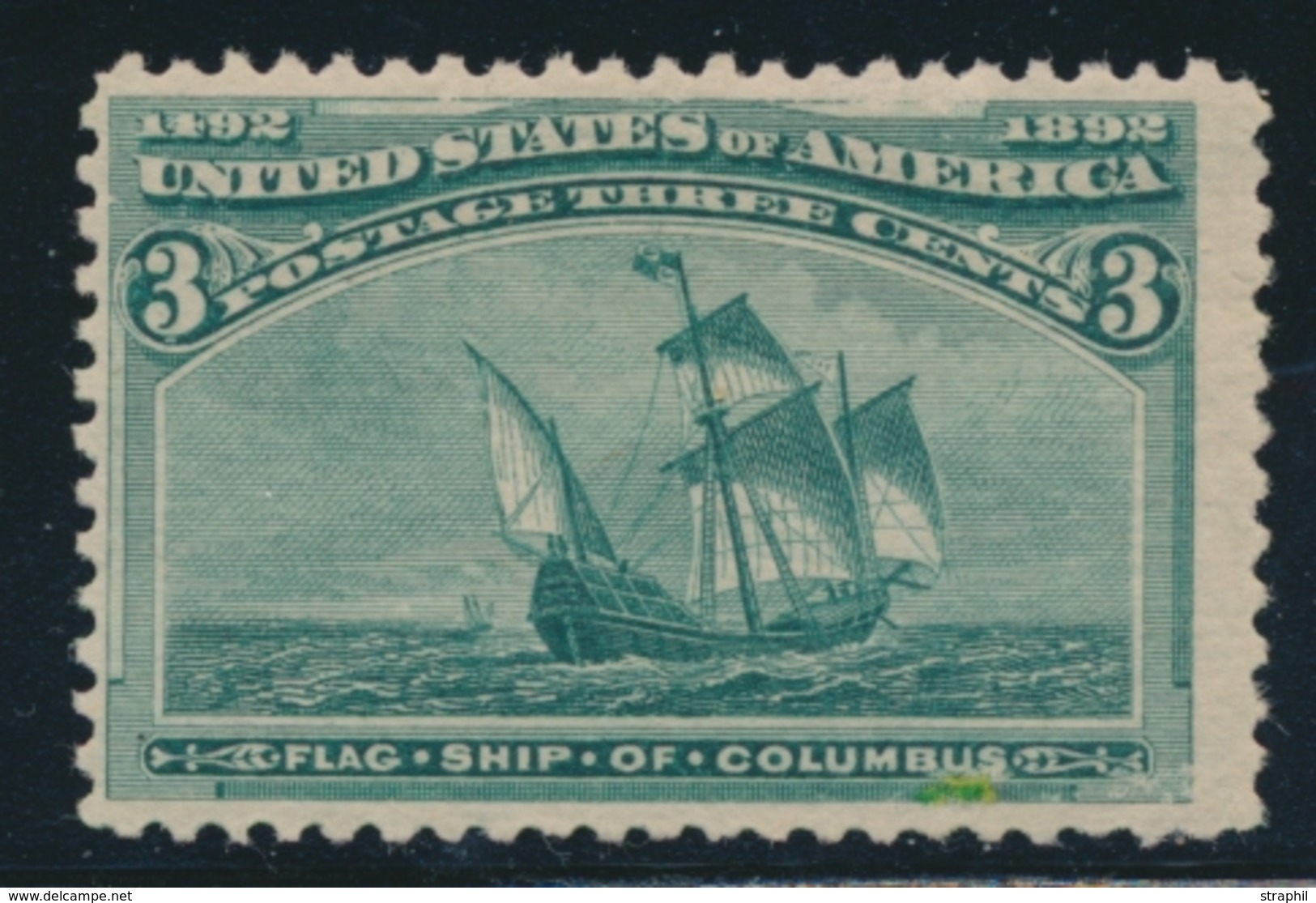 * ETATS-UNIS  - * - N°83 - 3c Vert - TB - Used Stamps