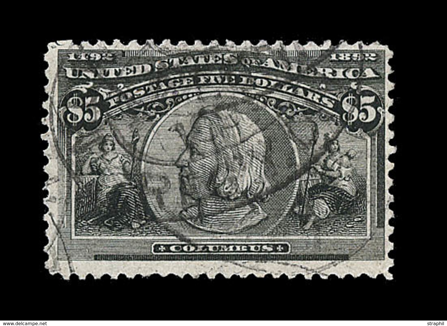 O ETATS-UNIS  - O - N°96 - 5$ - Rare - TB - Oblitérés