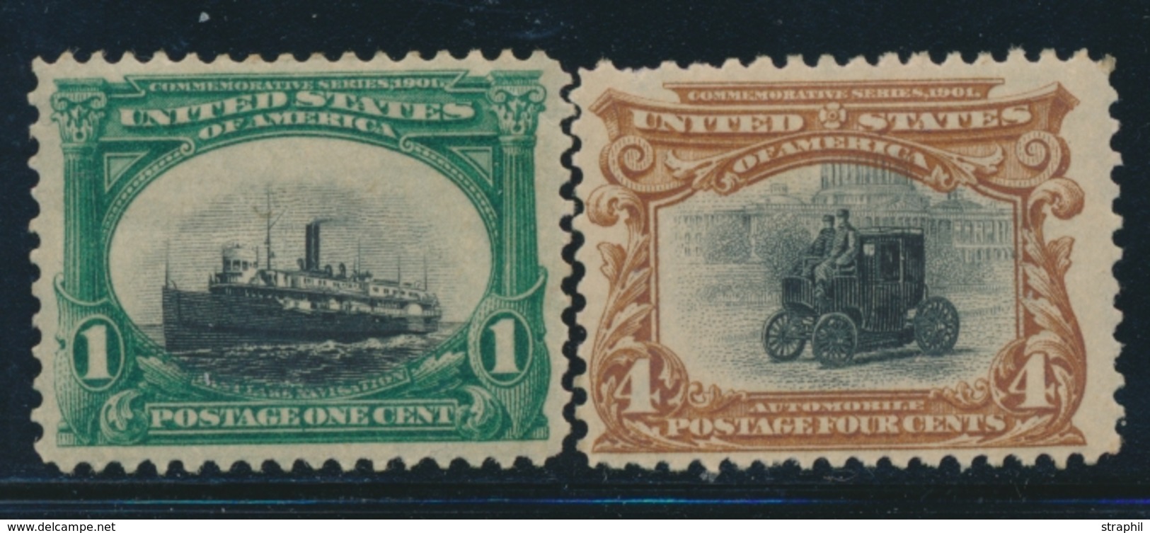 * ETATS-UNIS  - * - N°138, 140 - TB - Used Stamps