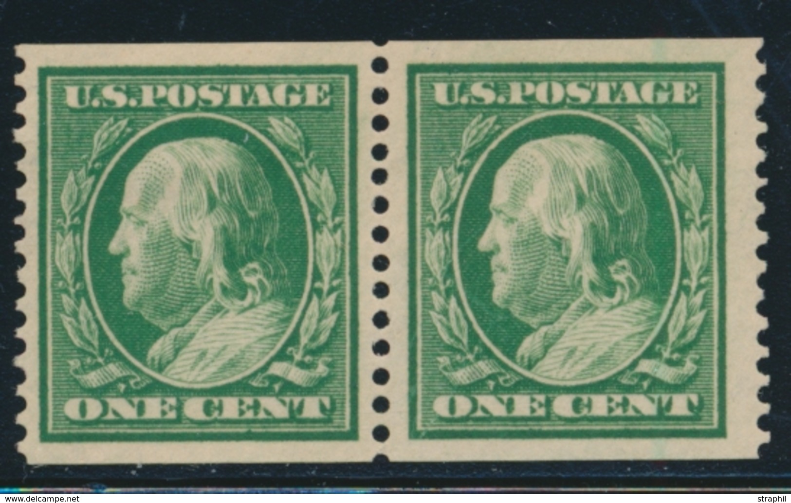 **/* ETATS-UNIS  - **/* - N°167c - Paire - Dentelé 12 Vertical - TB - Used Stamps