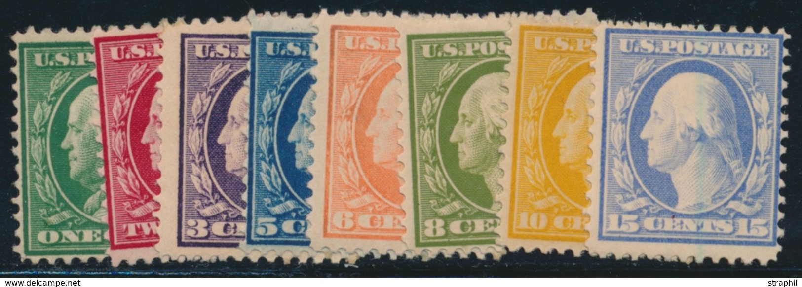 * ETATS-UNIS  - * - N°167/76 Sf N°170, 175 - Dentelé 12 - TB - Used Stamps