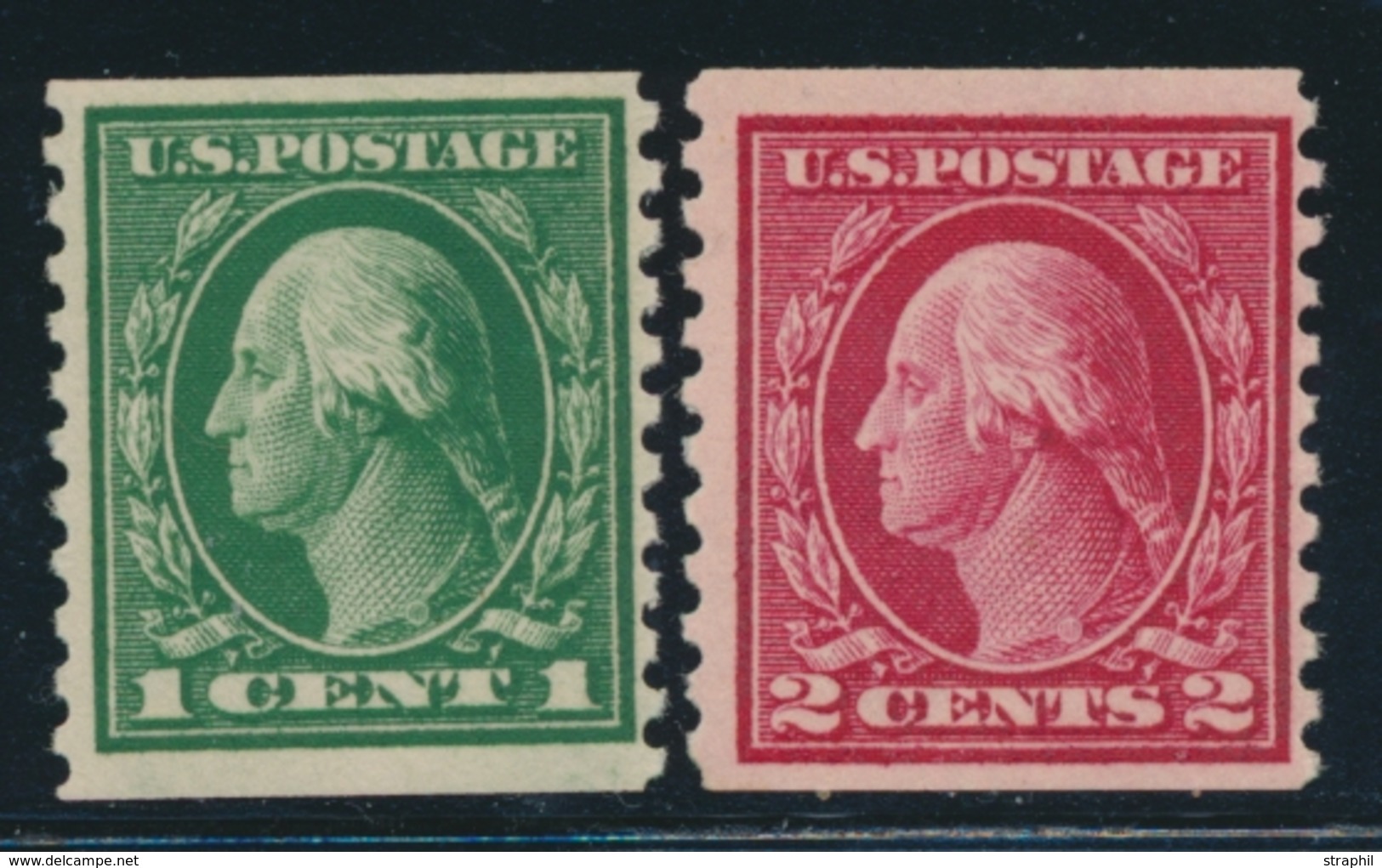 ** ETATS-UNIS  - ** - N°167L/68L - Dentelé 10 Vertical - TB - Used Stamps