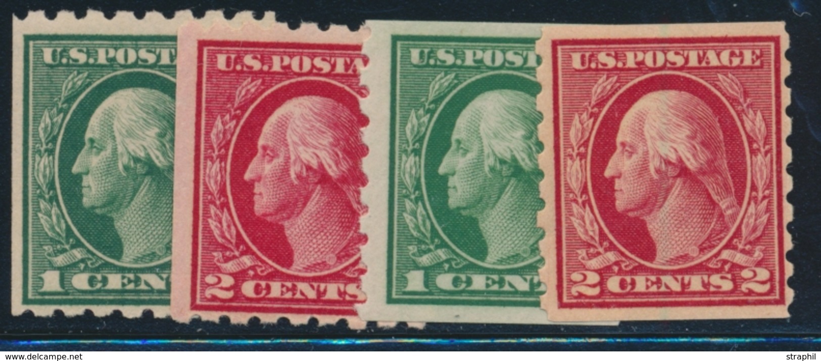 ** ETATS-UNIS  - ** - N°182/83 D/E - Dentelé 8½ Hor Et Vert. - TB - Used Stamps