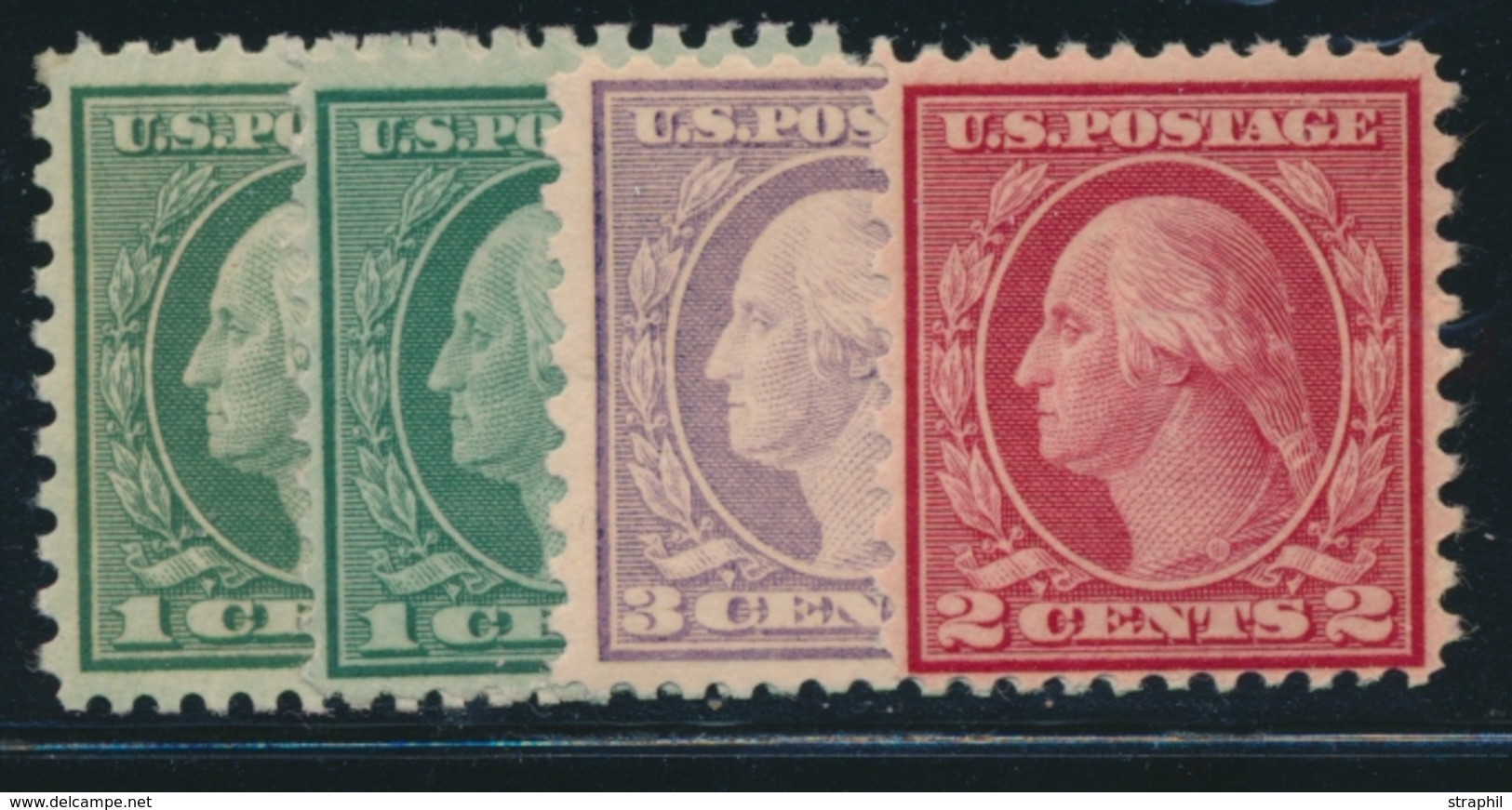 ** ETATS-UNIS  - ** - N°199a/201a - Dentelé 11 X 10 - TB - Used Stamps