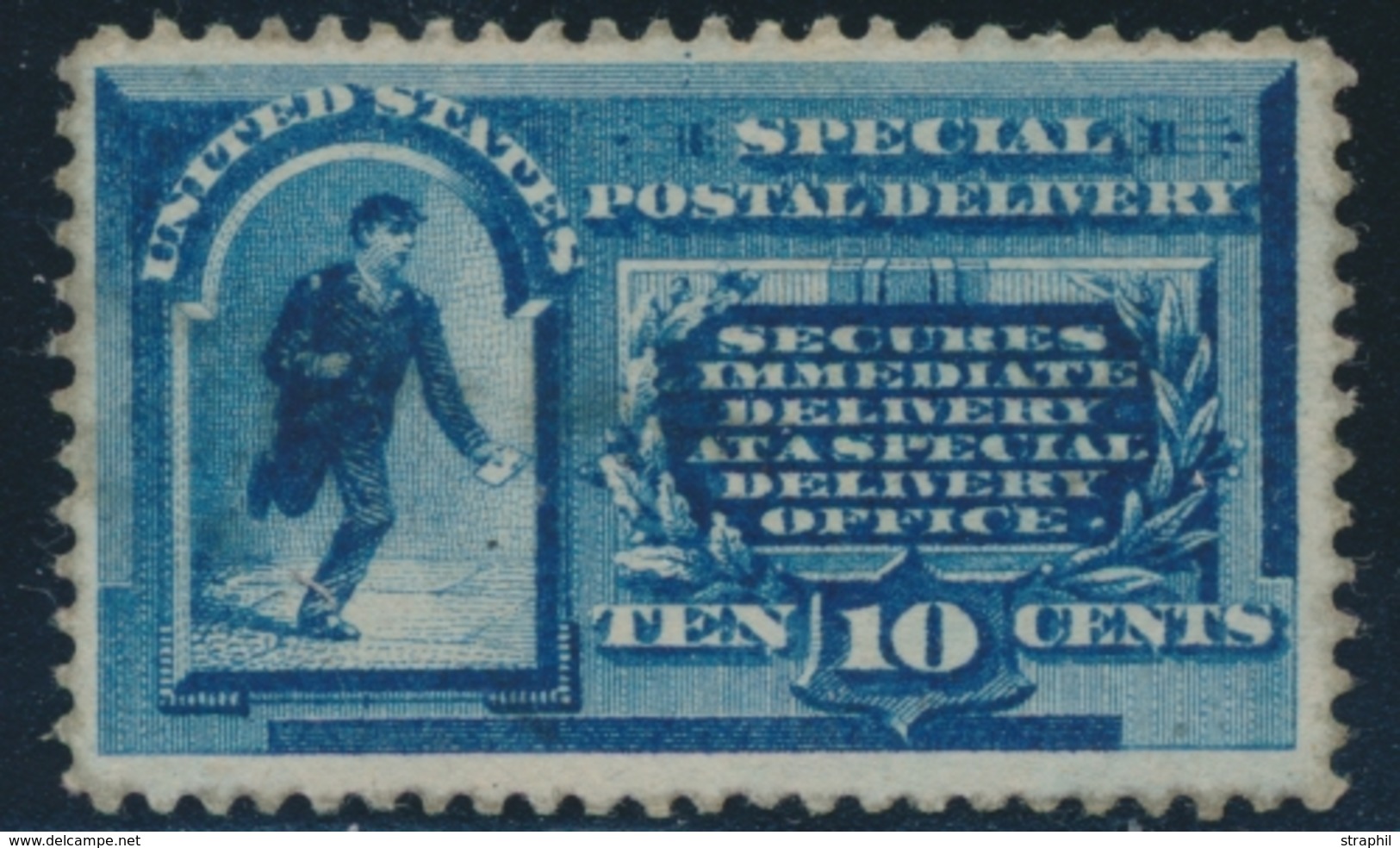 * ETATS-UNIS - EXPRESS - * - N°3 - 10c Bleu - Comme ** - TB - Express & Recommandés