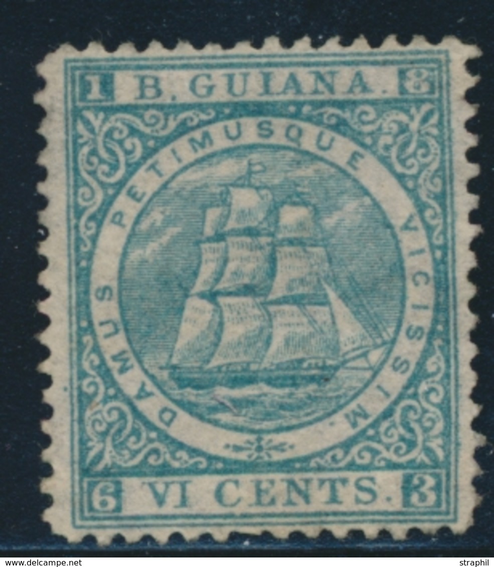 (*) GUYANE BRITANNIQUE  - (*) - N°30 - 6c Bleu - TB - Guyane Britannique (...-1966)