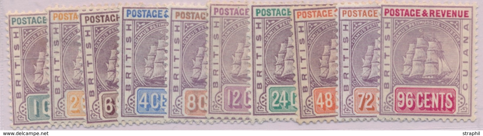 * GUYANE BRITANNIQUE  - * - N°70/79 - 10 Valeurs - TB - British Guiana (...-1966)