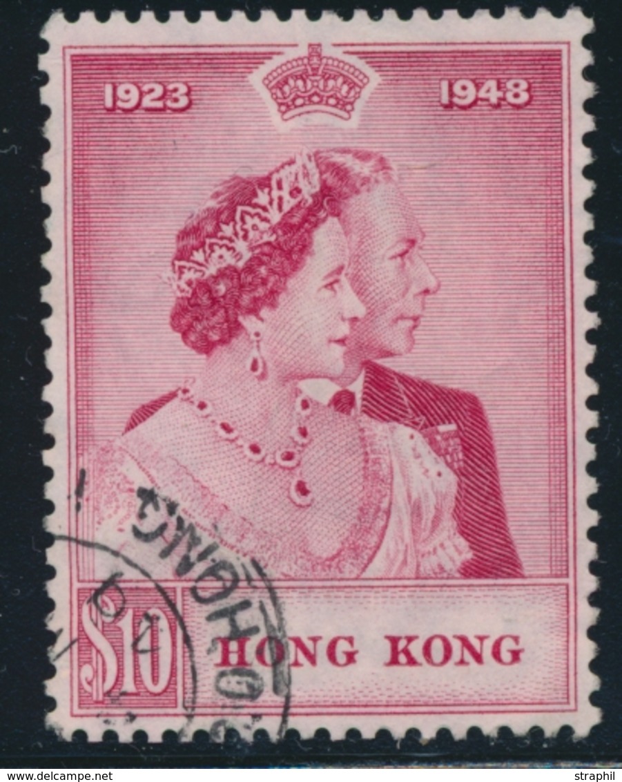 O HONG-KONG - O - N°170 - 10$ Rose Carminé - TB - Other & Unclassified