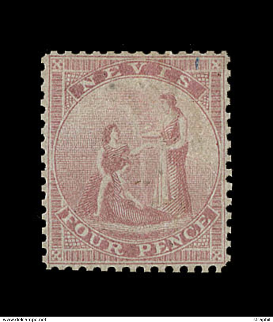 * NEVIS  - * - N°2 - 4p. Rose - TB - St.Kitts-et-Nevis ( 1983-...)